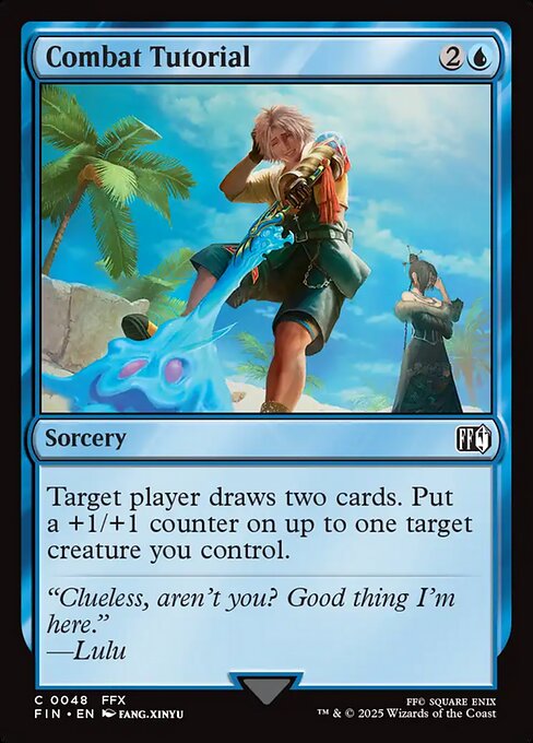 Combat Tutorial - Final Fantasy FIN - NM - 0048 C (Foil)