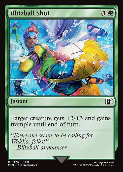 Blitzball Shot - Final Fantasy FIN - NM - 0176 C (Foil)