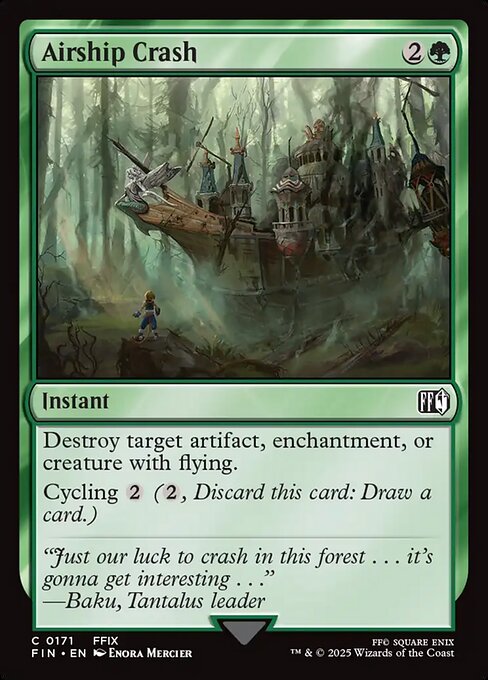 Airship Crash - Final Fantasy FIN - NM - 0171 C (Foil)