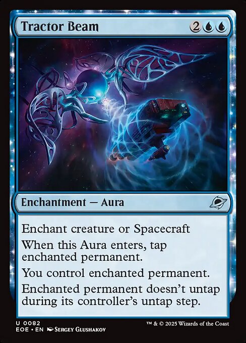 Tractor Beam - Edge of Eternities EOE - NM - 0082 U (Foil)