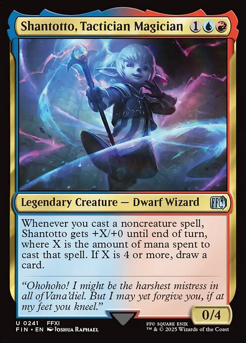 Shantotto, Tactician Magician - Final Fantasy FIN - NM - 0241 U