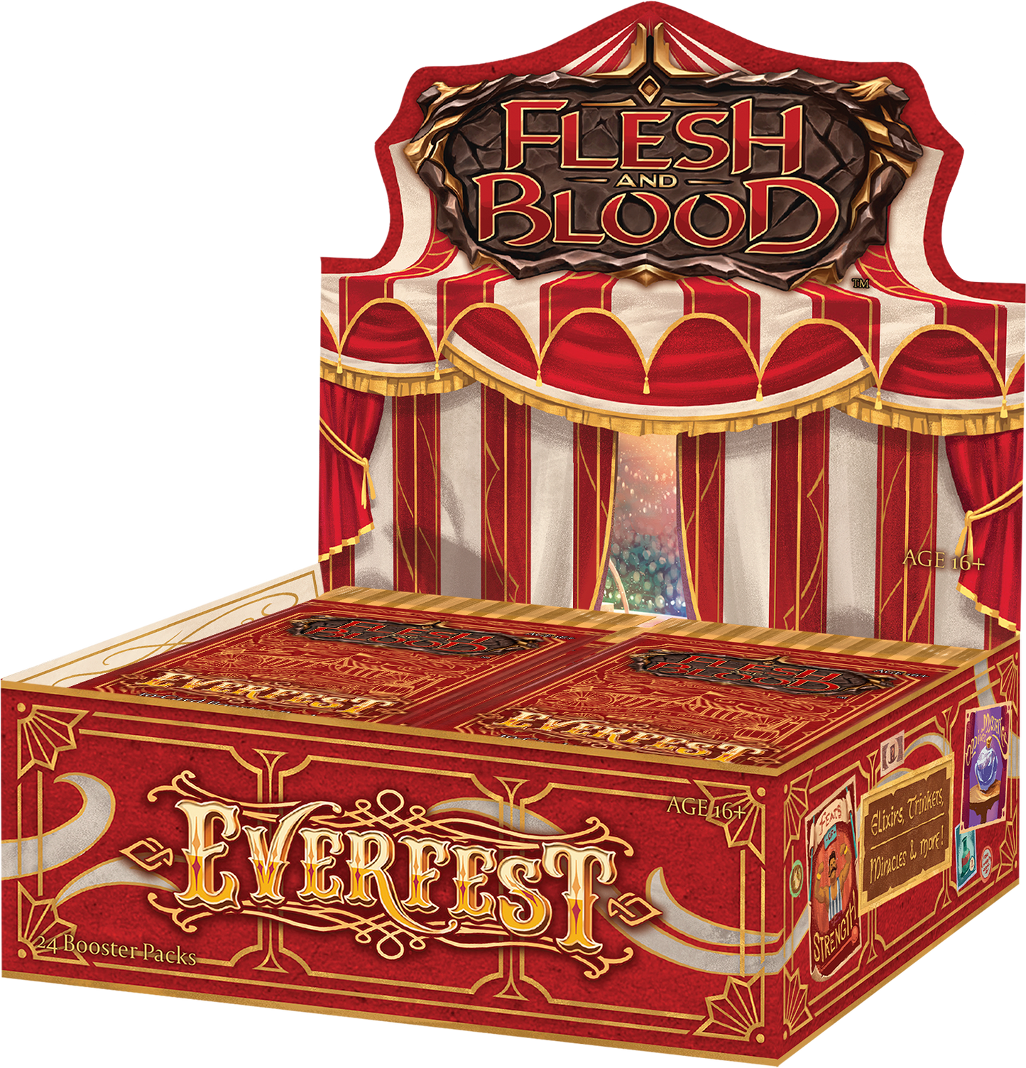 Flesh and Blood Everfest Booster Display