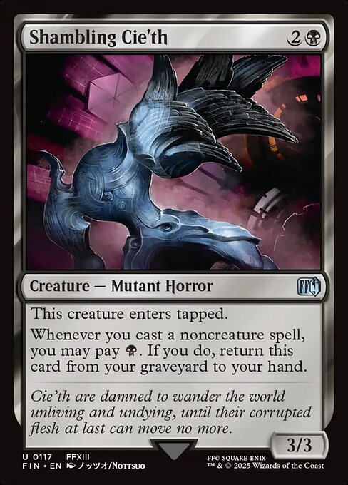 Shambling Cie'th - Final Fantasy FIN - NM - 0117 U (Foil)