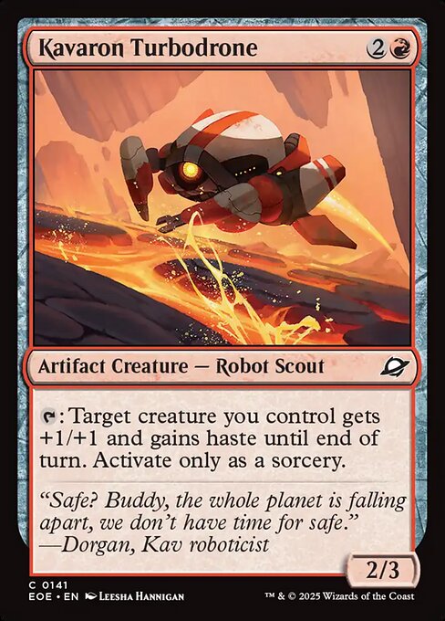 Kavaron Turbodrone - Edge of Eternities EOE - NM - 0141 C (Foil)