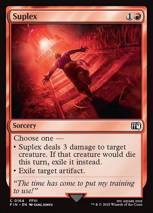 Suplex - Final Fantasy FIN - NM - 0164 C (Foil)