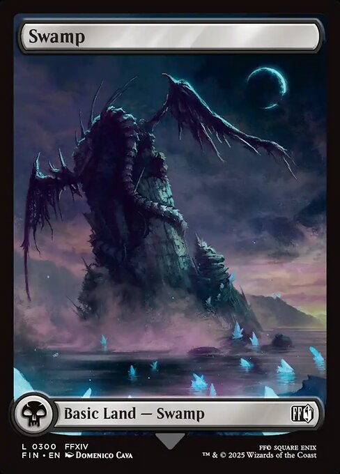 Swamp - Final Fantasy FIN - NM - 0300 C (Full Art Foil)