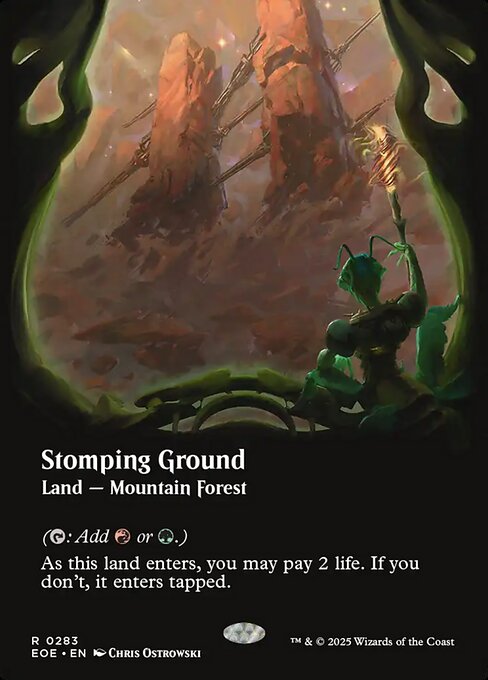 Stomping Ground - Edge of Eternities EOE - NM - 0283 R (Showcase)