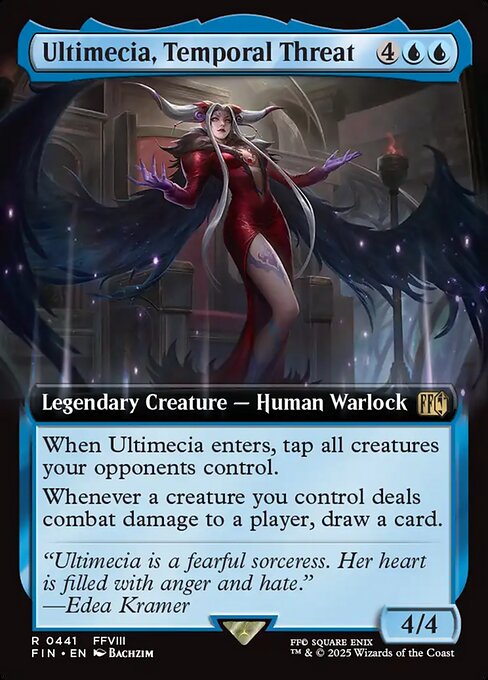Ultimecia, Temporal Threat - Final Fantasy FIN - NM - 0441 R (Extended)