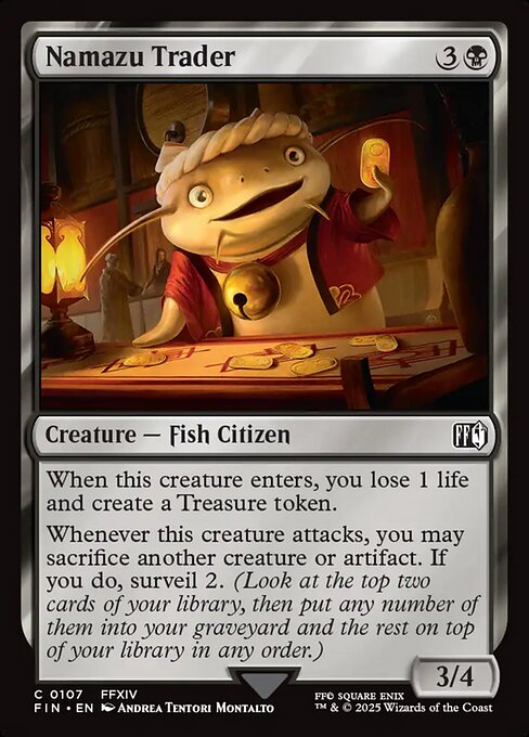 Namazu Trader - Final Fantasy FIN - NM - 0107 C (Foil)