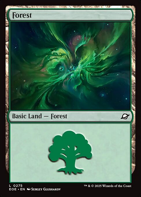 Forest - Edge of Eternities EOE - NM - 0275 C (Foil)
