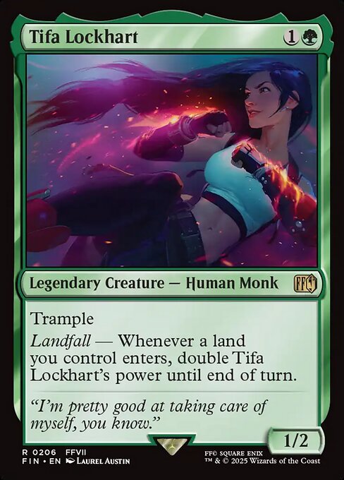 Tifa Lockhart - Final Fantasy FIN - NM - 0206 R (Foil)
