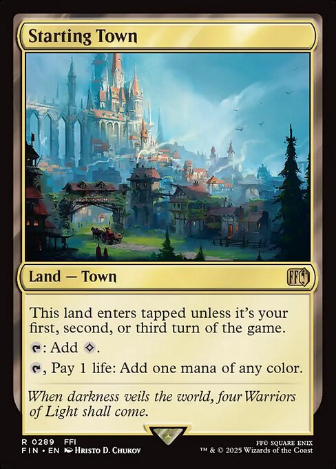 Starting Town - Final Fantasy FIN - NM - 0289 R (Foil)