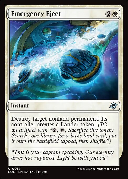 Emergency Eject - Edge of Eternities EOE - NM - 0014 U