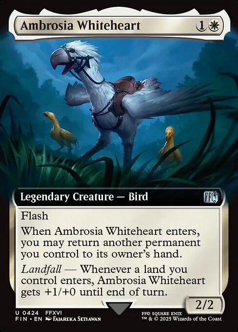 Ambrosia Whiteheart - Final Fantasy FIN - NM - 0424 U (Extended)