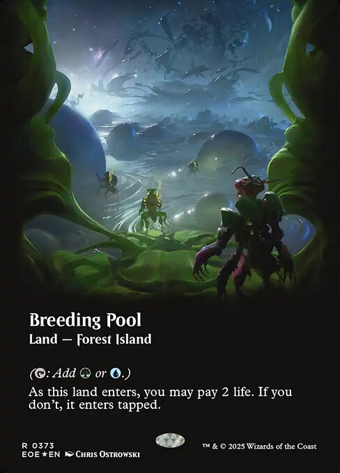 Breeding Pool - Edge of Eternities EOE - NM - 0373 R (Showcase Foil)