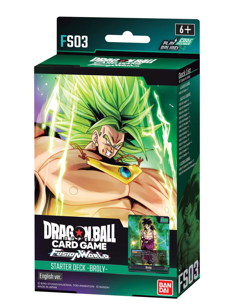 Dragon Call Super Card Game Fusion World - Broly - FS03 Starter Deck