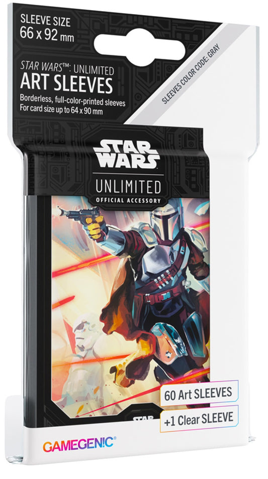 Gamegenic Star Wars Unlimited Art Sleeves - The Mandalorian