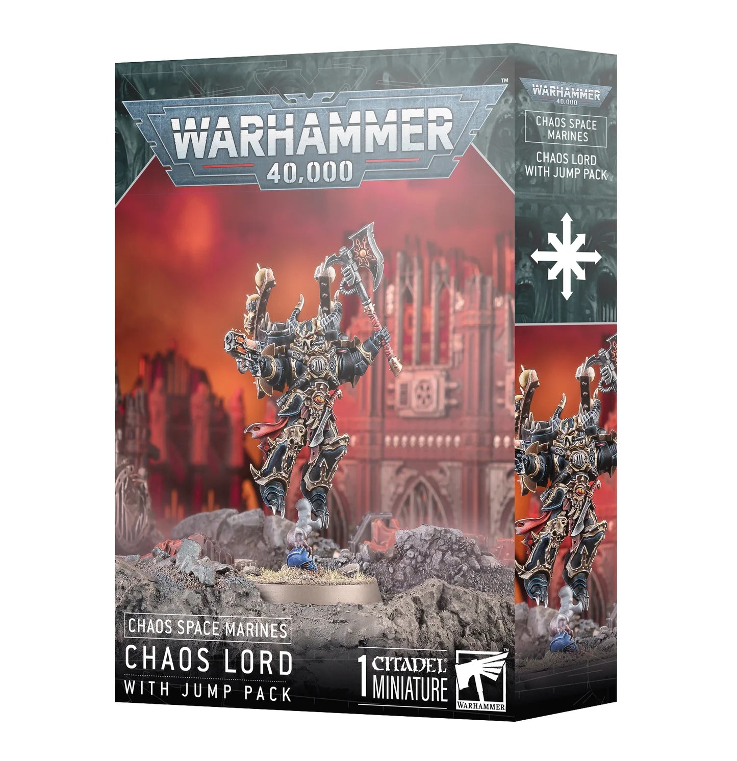 Warhammer 40,000 - Chaos Space Marines - Chaos Lord with Jump Pack