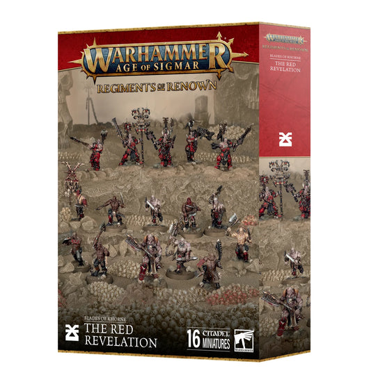Warhammer Age of Sigmar - Regiments of Renown - The Red Revelation (2/8/25)