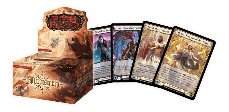 Flesh and Blood Monarch Unlimited Booster Display