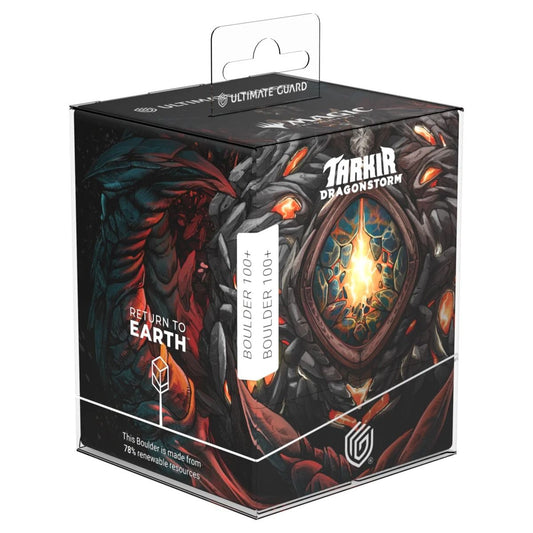 Ultimate Guard - Boulder 100+ Xenoskin - Tarkir Dragonstorm Mox Jasper Deck Box