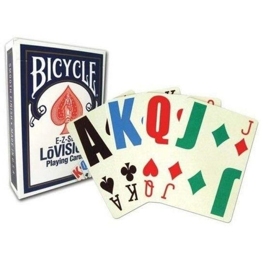 Bicycle - E-Z See/Lo Vision Jumbo Index Playing Cards