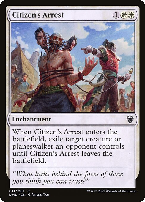 Citizen's Arrest - Dominaria United DMU - NM - 011 C (Foil)