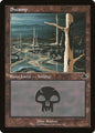 Swamp - Dominaria Remastered DMR - NM - 407 (Retro Frame)