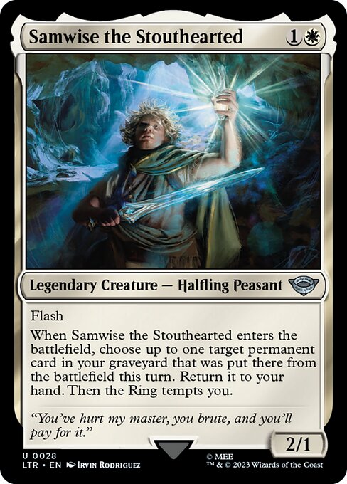 Samwise the Southearted - The Lord of the Rings: Tales of Middle-earth LTR - NM - 0028 U