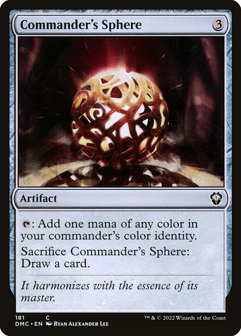 Commander's Sphere - Dominaria Commander DMC - NM - 181 C