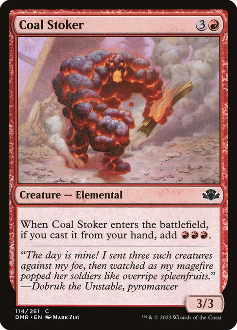 Coal Stoker - Dominaria Remastered DMR - NM - 114 C