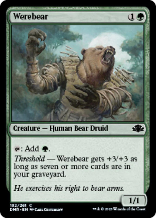 Werebear - Dominaria Remastered DMR - NM - 182 C