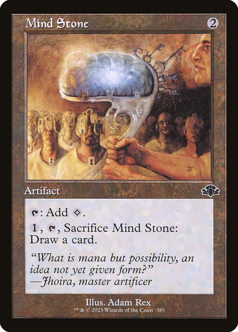 Mind Stone - Dominaria Remastered DMR - NM - 385 (Retro Frame)