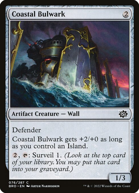 Coastal Bulwark - The Brothers' War BRO - NM - 076 C