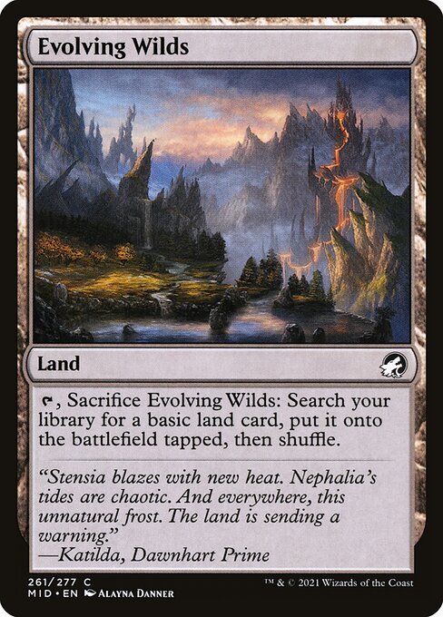 Evolving Wilds - Innistrad: Midnight Hunt MID - NM - 261 C