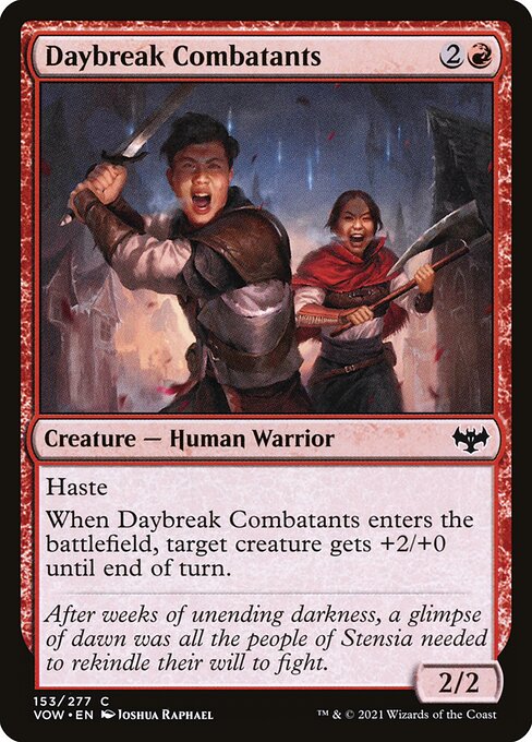 Daybreak Combatants - Innistrad: Crimson Vow VOW - NM - 153 C