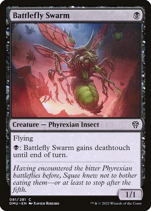 Battlefly Swarm - Dominaria United DMU - NM - 081 C