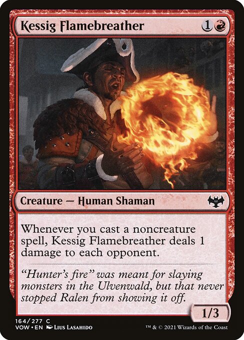 Kessig Flamebreather - Innistrad: Crimson Vow VOW - NM - 164 C