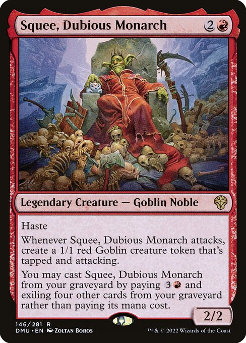 Squee, Dubious Monarch - Dominaria United DMU - NM - 146 R