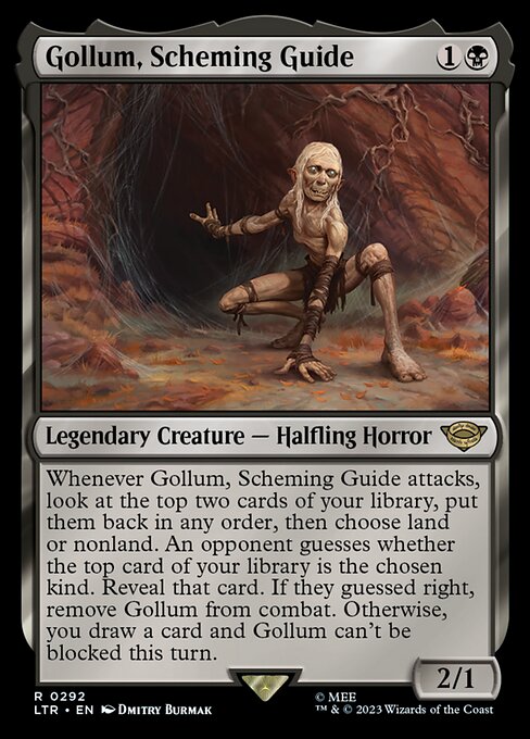 Gollum, Scheming Guide - The Lord of the Rings: Tales of Middle-earth LTR - NM - 0292 R