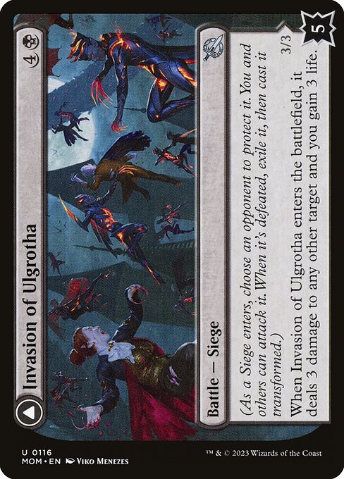 Invasion of Ulgrotha - March of the Machine MOM - NM - 0116 U