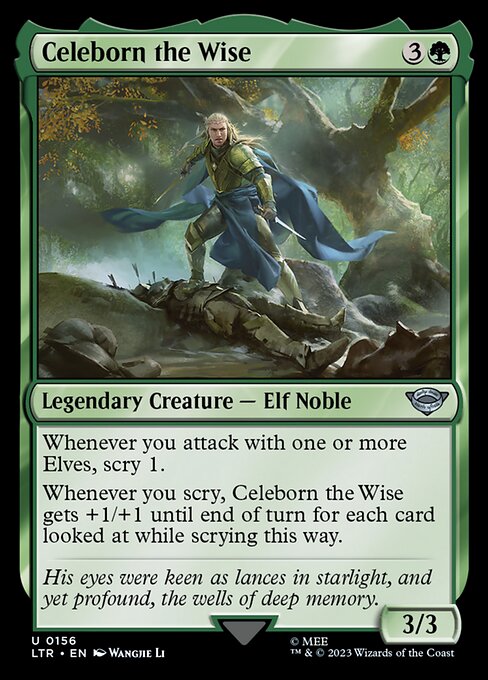 Celeborn the Wise - The Lord of the Rings: Tales of Middle-earth LTR - NM - 0156 U