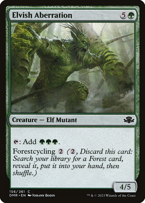 Elvish Aberration - Dominaria Remastered DMR - NM - 156 C