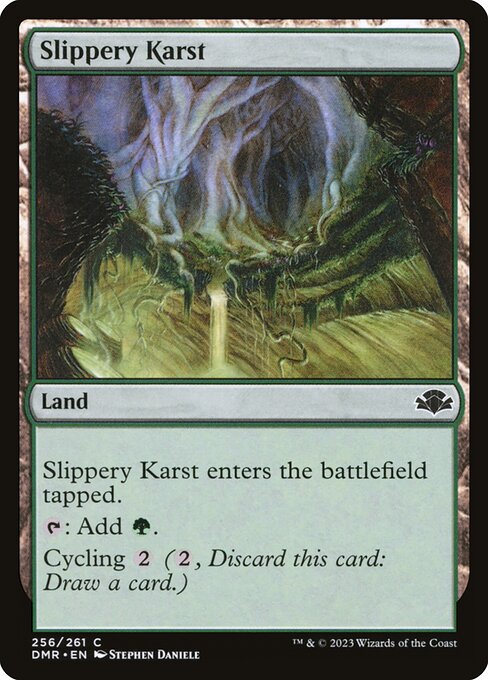 Slippery Karst - Dominaria Remastered DMR - NM - 256 C