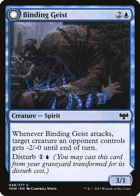 Binding Geist // Spectral Binding - Innistrad: Crimson Vow VOW - NM - 048 C