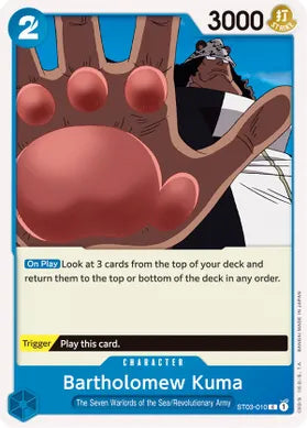 Bartholomew Kuma - ST03-010 C - One Piece Card Game