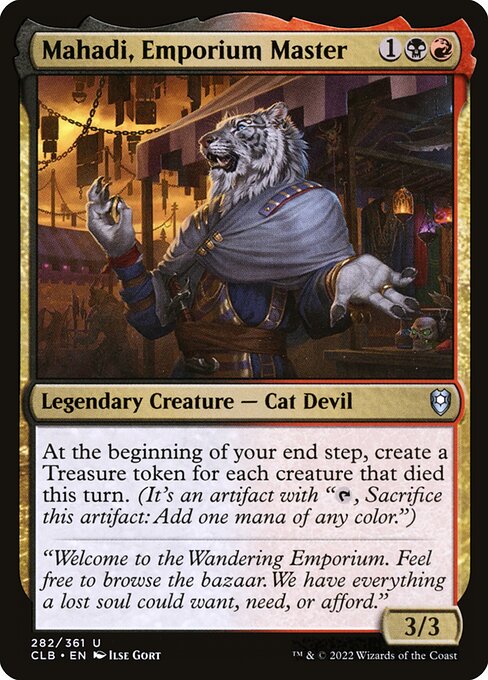 Mahadi, Emporium Master - Battle for Baldur's Gate CLB - NM - 282 U