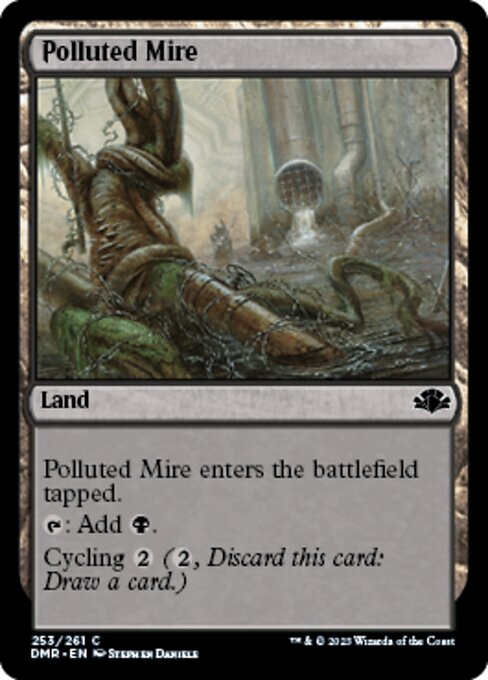 Polluted Mire - Dominaria Remastered DMR - NM - 253 C