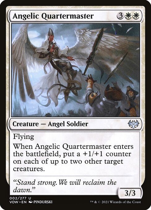 Angelic Quartermaster - Innistrad: Crimson Vow VOW - NM - 002 U