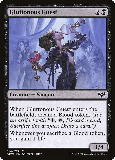 Gluttonous Guest - Innistrad: Crimson Vow VOW - NM - 114 C